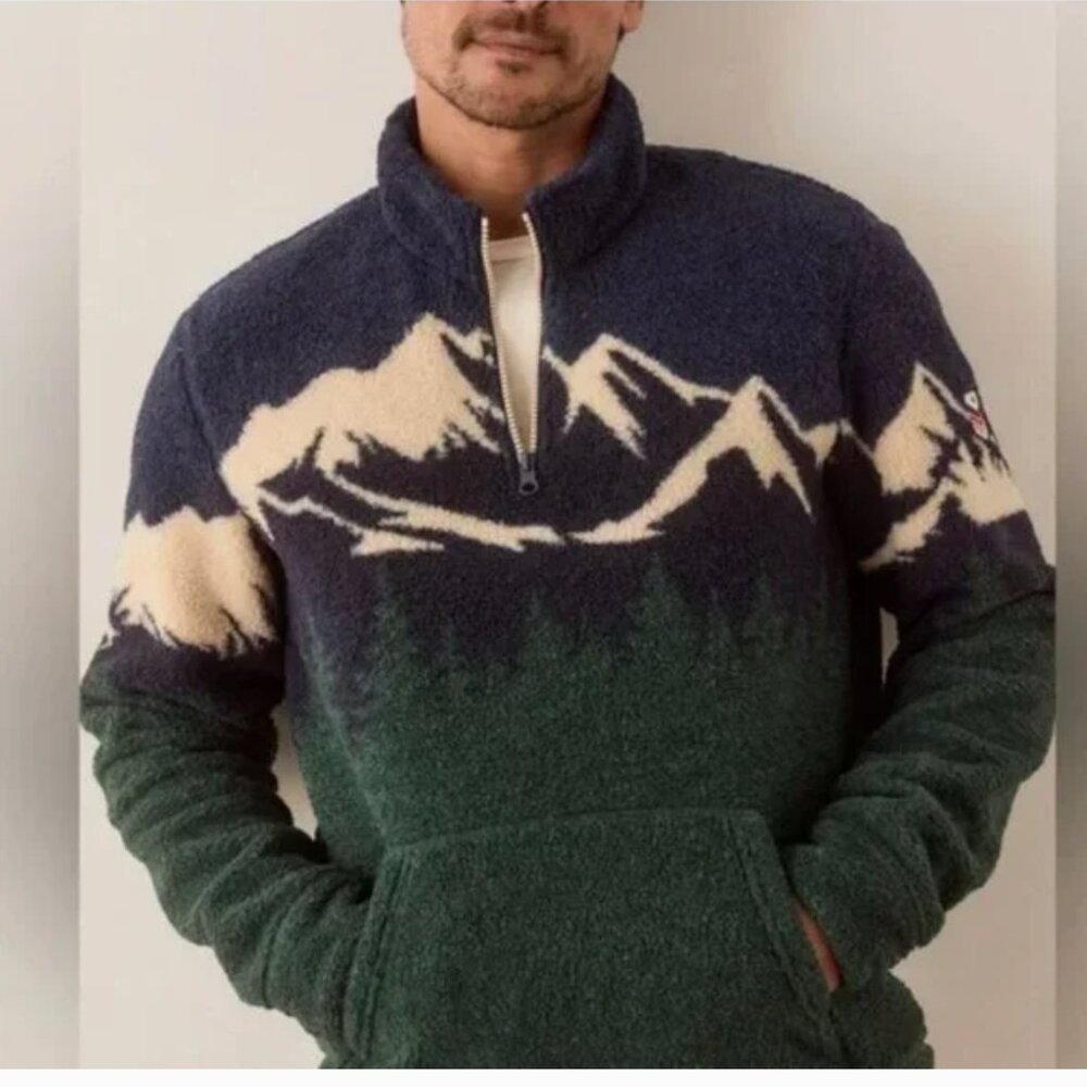 Marine Layer Archive Alpine Sherpa Pullover Jacket NWT XXL